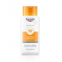 2xEucerinSunPLEProtectSunGel-CrmeGezichtenLichaamSPF50150ml