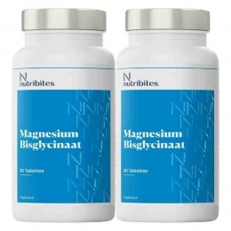 GratisVerzending2xNutribitesMagnesiumBisglycinaat60tabletten