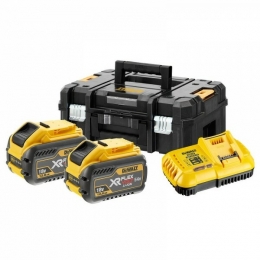 DeWALTDCB118Y2T18V54VLi-ionXRFlexVoltAccuStarterset2x120AhAccuInTSTAK