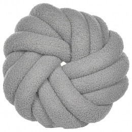 Beliani-AKOLA-Sierkussen-Grijs-31x31cm-Boucl