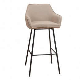 Bronx71ScandinavischebarkrukAndorgerecycledestoftaupe65-78cm-