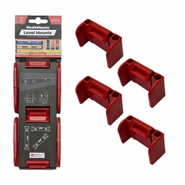 StealthMountsOM-LM-RED-2Niveaubevestigingen-Rood-2Stuks