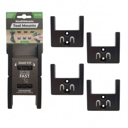 StealthMountsTM-MHH18-BLK-4GereedschapshoudersVoorMakita40vXGT-Zwart-4Stuks