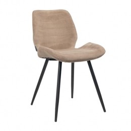 Bronx71VelveteetkamerstoelTobytaupe