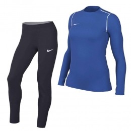 NikePark20CrewTrainingspakDamesBlauwWit
