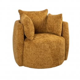 FauteuilRubyokergeelchenillestof