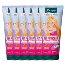 6xKneippShampooDouchePrinsessen200ml