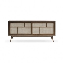 OlivineBoasSideboardGerooktEiken-Hout-Rattan-B180cm