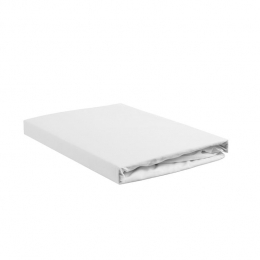 AmbianteCottonUniHoeslaken160x200cm-Wit