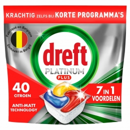 DreftVaatwastablettenPlatinumPlusAllInOneCitroen40stuks