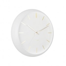 Karlsson-WandklokGlobe-Wit-40cm