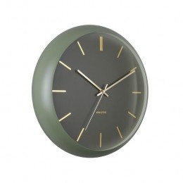 Karlsson-WandklokGlobe-Mosgroen-40cm