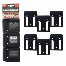 StealthMountsBM-EO18-BLK-6AccuhoudersVoorOzitoEinhell18v-Zwart-6Stuks