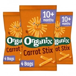 3xOrganixBabyKnabbels10mWortel4x15gr