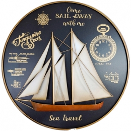 BeeldjesSignesGrimaltZeilbootMuurornament