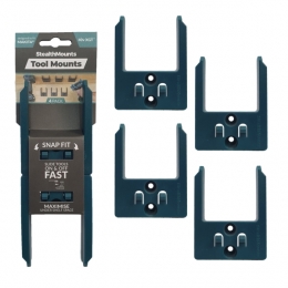 StealthMountsTM-MK40-BLU-4GereedschapshoudersVoorMakita40VXGT-Blauw-4Stuks