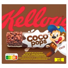 4xKelloggsBarsCocoPops6x20gr
