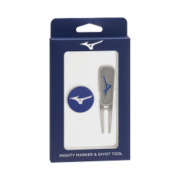 MizunoRBPitchforkMarkerBlauwZilverDamesHerenMaatOneSize