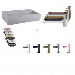 FonteinsetDiffernzMixEnMatchForce38x24x8cmLichtBetonDiffernz