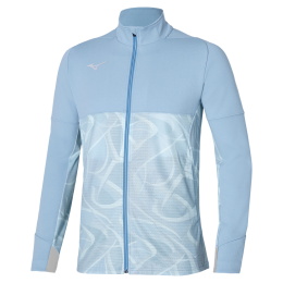 MizunoPARISATHLETEHYBRIDWARMUPJACKETGlacierlakeHerenMaatXL