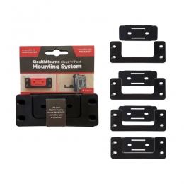 StealthMountsOM-CLFT-BLK-4CleatnFeetMontageSysteem-Zwart-4Stuks