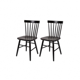 HoutenspijlenstoelMaximezwart2stuks