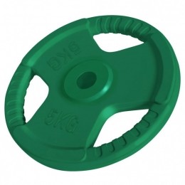 Halterschijf-5kg-GripperGietijzerrubbercoating-30mm-GorillaSports