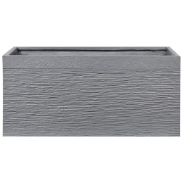 Beliani-MYRA-Plantenbak-Grijs-80cm-Klei-vezelmengsel
