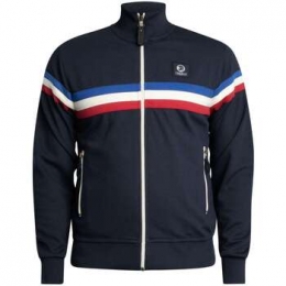 TrainingsjackTrojanRetrogestreepttrainingsjack