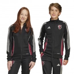 adidasJudeBellinghamTrainingsjackKidsZwartWitDonkerroze