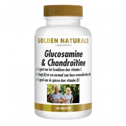 GratisVerzending2xGoldenNaturalsGlucosamineChondrotine100tabletten