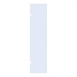 BRAUERDeur60helderglasgeschiktvoorenkelpuntsgreep