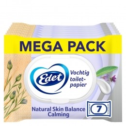 7xEdetSkinBalanceVochtigeToiletpapier42stuks