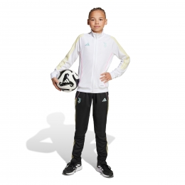 adidasJuventusTrainingspakFull-Zip2025-2026KidsWitZwart