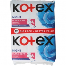 12xKotexUltraThinSuperPlus12stuks