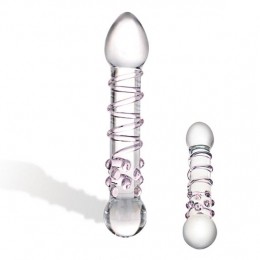 GlasSpiralStaircaseFullGlazenDildo