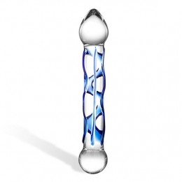 GlasFullTipTexturedGlazenDildo
