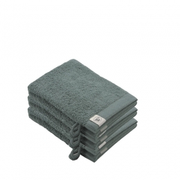 WalraRemadeCottonWashandje16x21cm550gramDonkerGroen-6stuks