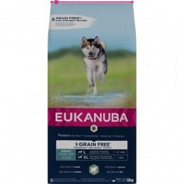 EukanubaAdultGraanvrijHondenvoerLam12kg