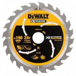 DeWALTDT99562-QZCirkelzaagblad-190X30X24T-Hout