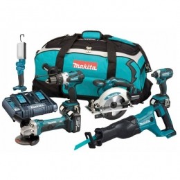 MakitaDLX6044PT18VLi-IonAccu6DeligeCombiset3x50AhAccuInTas