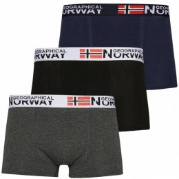 GeographicalNorwayHerenBoxershort3-pakPack-3-Tricolor-Wit
