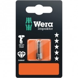 Wera0507393100114RobertsonImpaktorBit-R2X25mm
