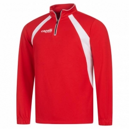 CapelliSportRavenHeren14-ritsTrainingsweaterAGA-1192X-roodwit