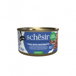 12xSchesirKattenvoerTonijnenWitvisinGelei85gr