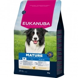 2xEukanubaLifeCareDogMatureMediumHondenvoerChicken3kg