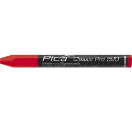 Pica59040PROMarkeerkrijt-Rood-12X120mm12st