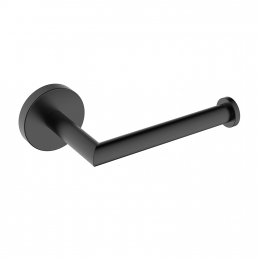 ToiletrolhouderWiesbadenAlonzoMetVasteArmMatZwart