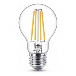 PhilipsLEDLampTransparant-100W-E27-warmwitlicht