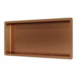 InbouwnisBrauerBoxMetFlens30x60cmRoestvrijstaalKoper